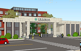 石家莊卓越中學(xué)總體規(guī)劃效果圖