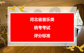 河北省音樂類統(tǒng)考考試評分標(biāo)準(zhǔn)